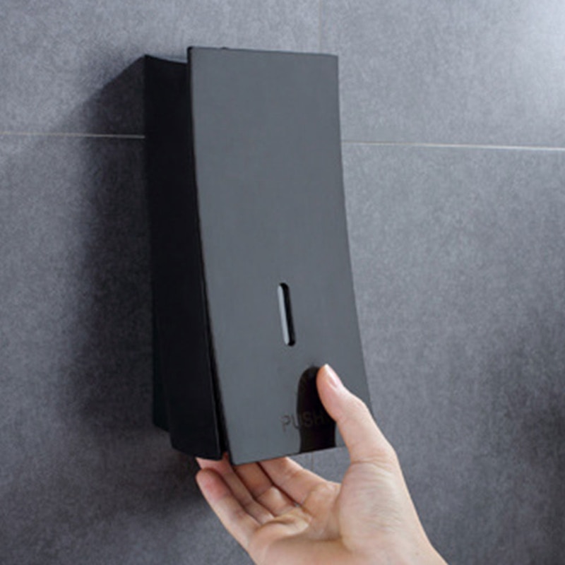 Dispensador de jabón líquido adhesivo, dispensador de jabón de , botella de jabón de ducha de montaje en pared para baño, cocina