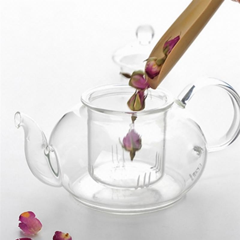 Drinkware 6pcs Clear Modern Flowers Tea Set Warmth Teaware Cups Tea Pot Kungfu Teaware for Lemon Drink / / Iced / Fruit Tea