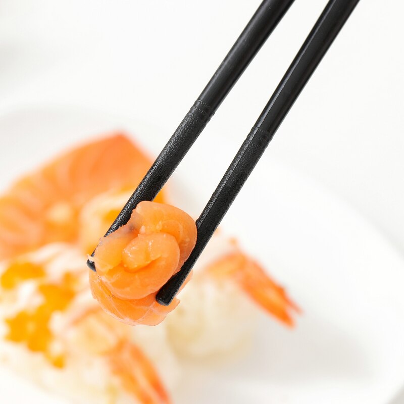 5 par japońskie pałeczki zestaw z pudełkiem zmywarka bezpieczne wielokrotnego użytku chińskie koreańskie pałeczki ze stopu z włókna szklanego robić żywności Sushi