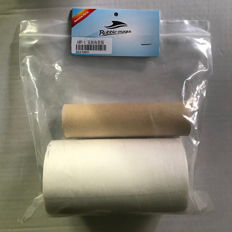 1 Uds. Juego de reemplazo de rollo de filtro Original para BUBBLE MAGUS ARF-1 Filtro de rollo automático Filtro de Nylon calcetín Bio filtro Media 25M