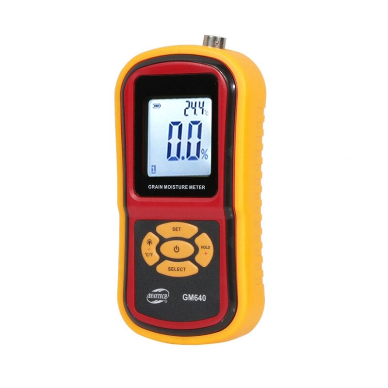 GM640 Digital LCD Display Getreide Feuchtigkeit Meter Temperatur Feuchtigkeit Tester Mess Werkzeug für Weizen Mais Reis Bean