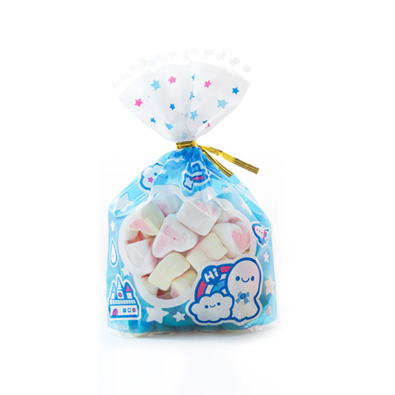 Sachet en plastique pour emballer des de mariage,emballage de couleur rose, fête de noël, biscuits, gâteaux, cookies, bonbons, motif amour, 50 pièces, 13x9cm