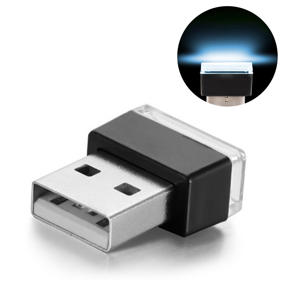 Mini Usb Decoratieve Lamp Auto Led Sfeer Verlichting Noodverlichting Auto-Styling Auto Interieur Verlichting Ambient Lamp: 04