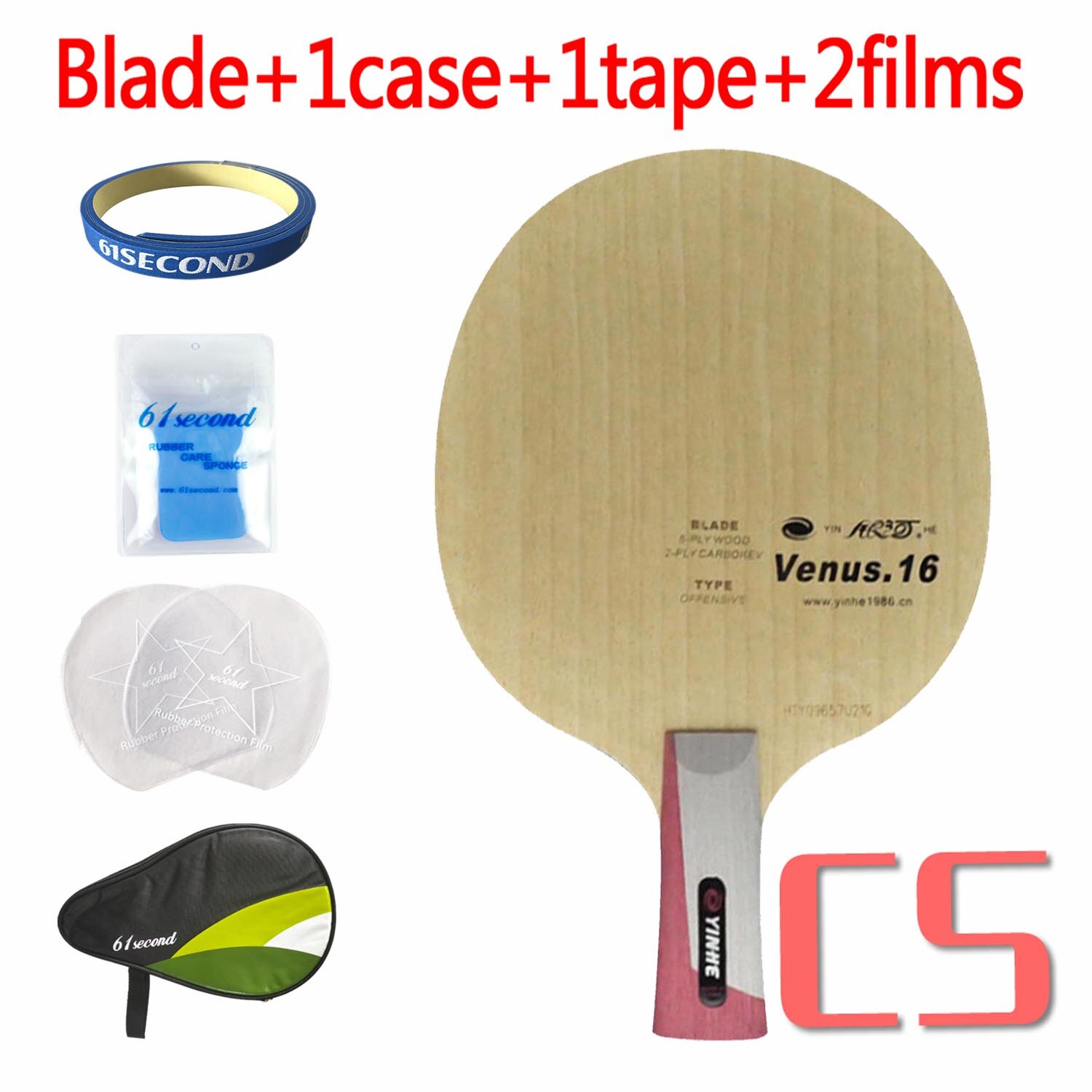 Yinhe Venus.16 V16 V 16 V-16 Tischtennis Tischtennis Klinge: CS mit HM Fall