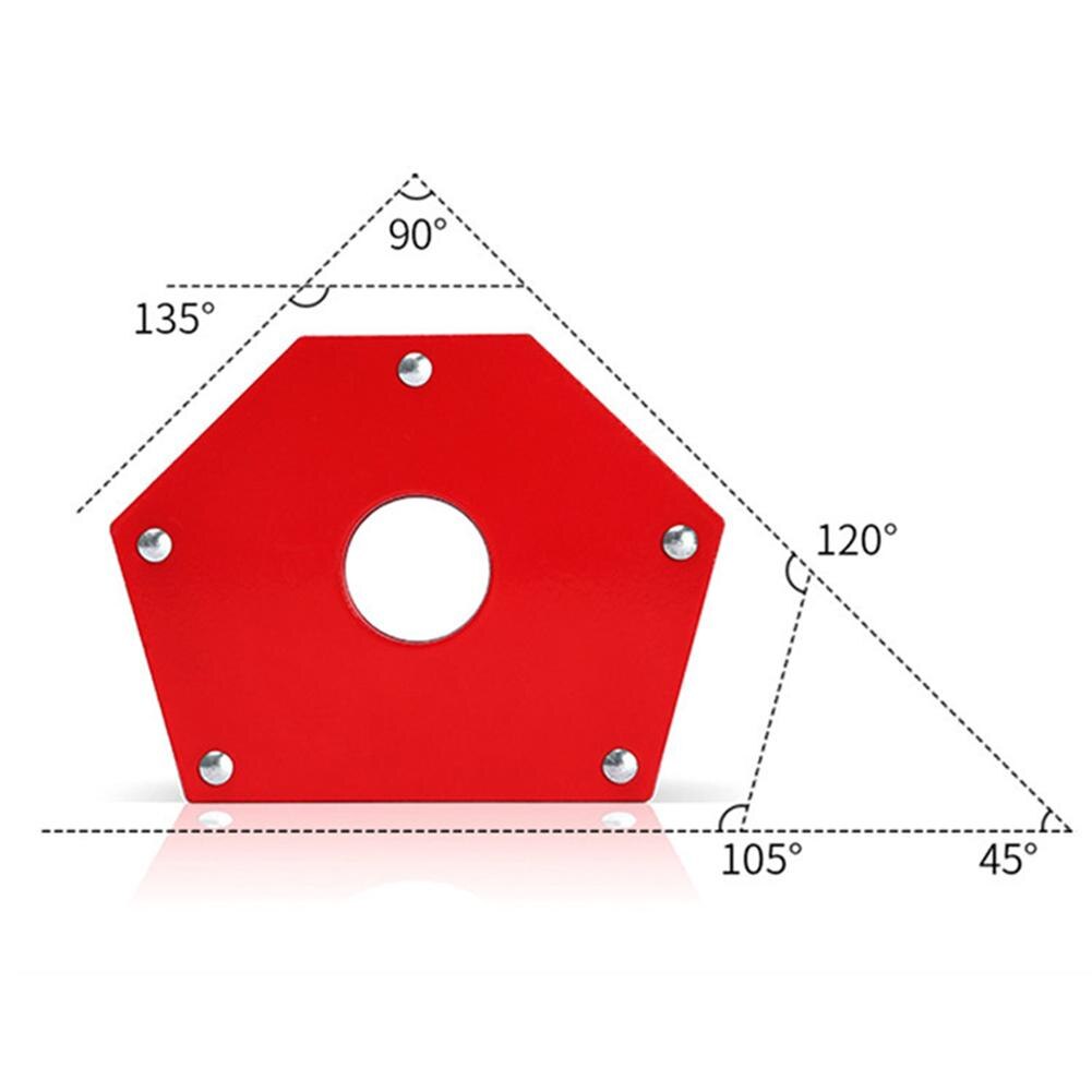 25LB Lassen Klepstandsteller Apparatuur Zware Magnetische Polygon Lassen Verwerking Vast Lassen Tool 96x65x9cm