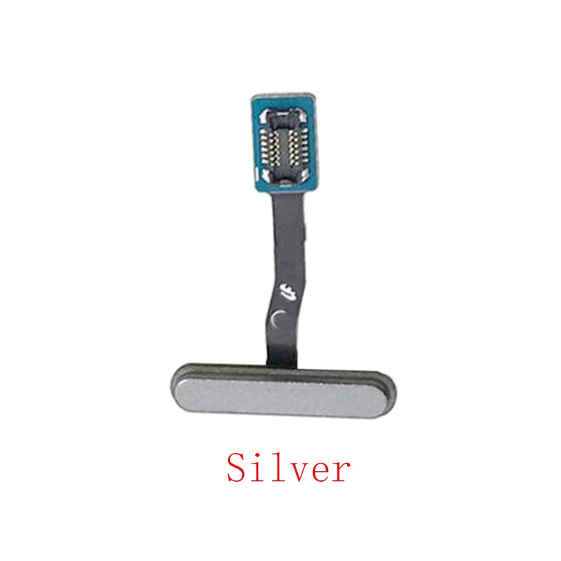 Fingerprint Sensor Home Button Flex Cable Ribbon For Samsung S10E G970F G970U Powr Button Flex Replacement parts: Silver