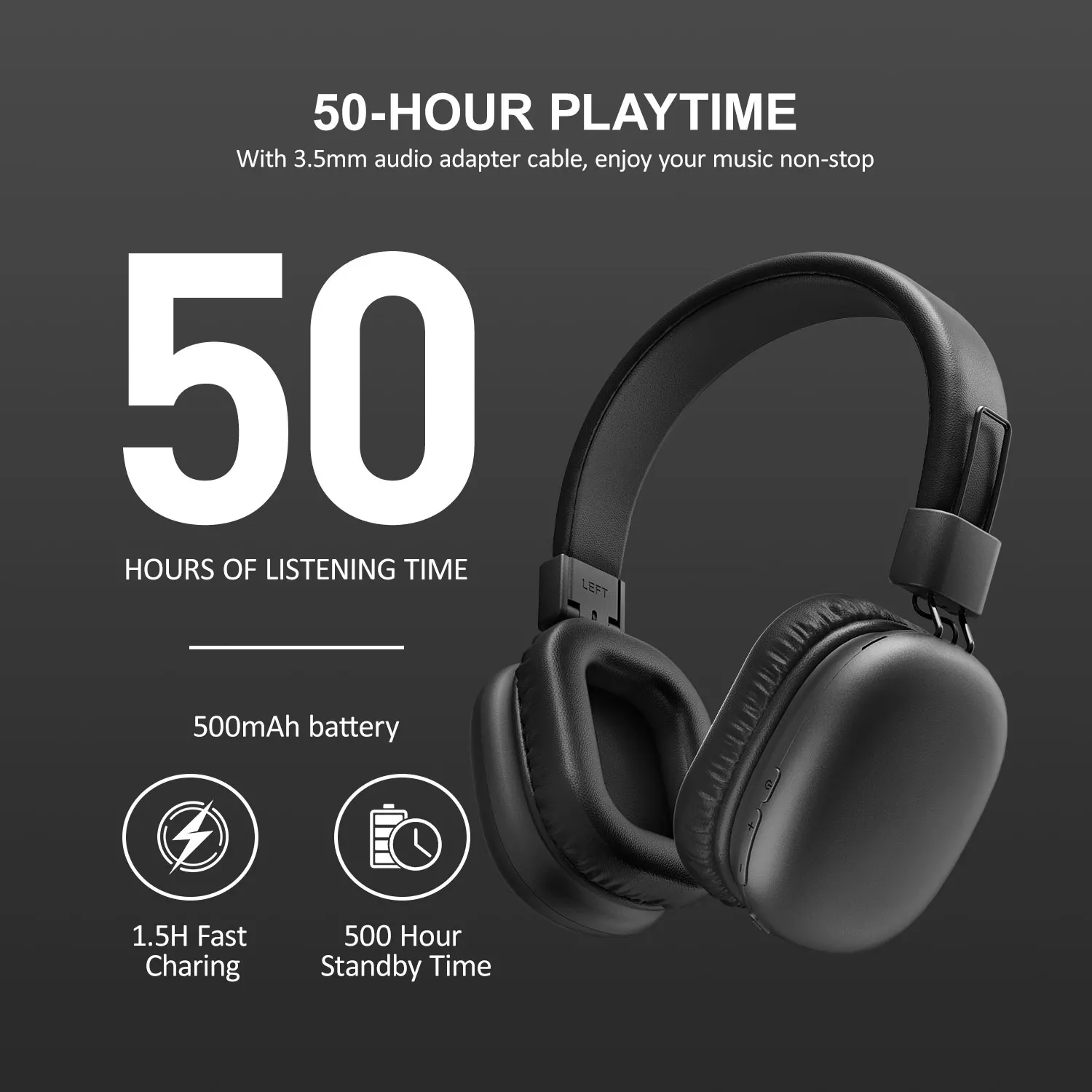Børnehovedtelefoner med dobbelte trådløse hovedtelefoner og øretelefoner bluetooth 5.4 hi-- opløsningslyd ver-ear-headset med indbygget hd-mikrofon med lav latenstid