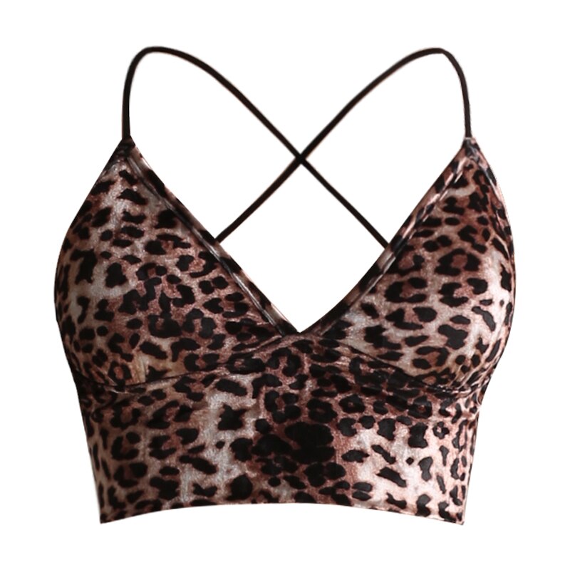 Ropa de baile latino para mujer, Tops de leopardo, abrigo de manga larga, ropa interior de baile latino con espalda descubierta, ropa para práctica de baile y Salsa, BL5516: Vest