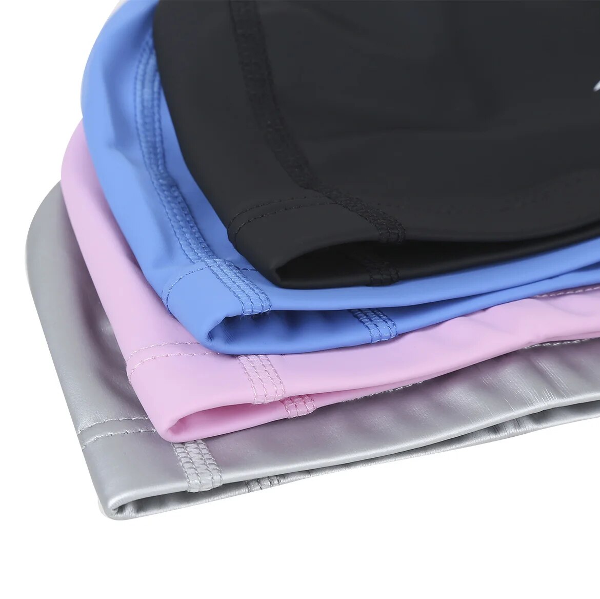 Siliconen badmutsen Badmuts Volwassen siliconen Waterdicht PU Unisex Effen kleur Zwembad Duikmuts Lang haar