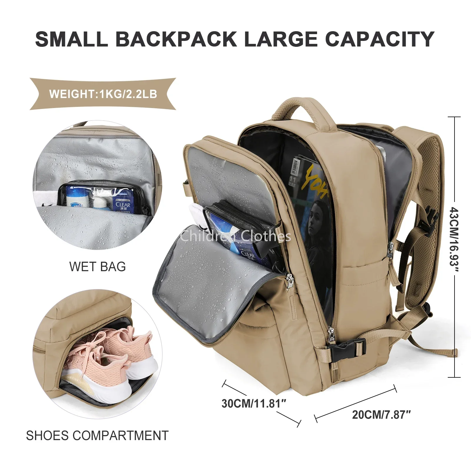 Rucksack 40x30x20 Flugzeug, Ryanair Kabine Handgepäck rucksack, Easyjet Laptop Rucksack für Flugzeug reisen, Schul rucksack