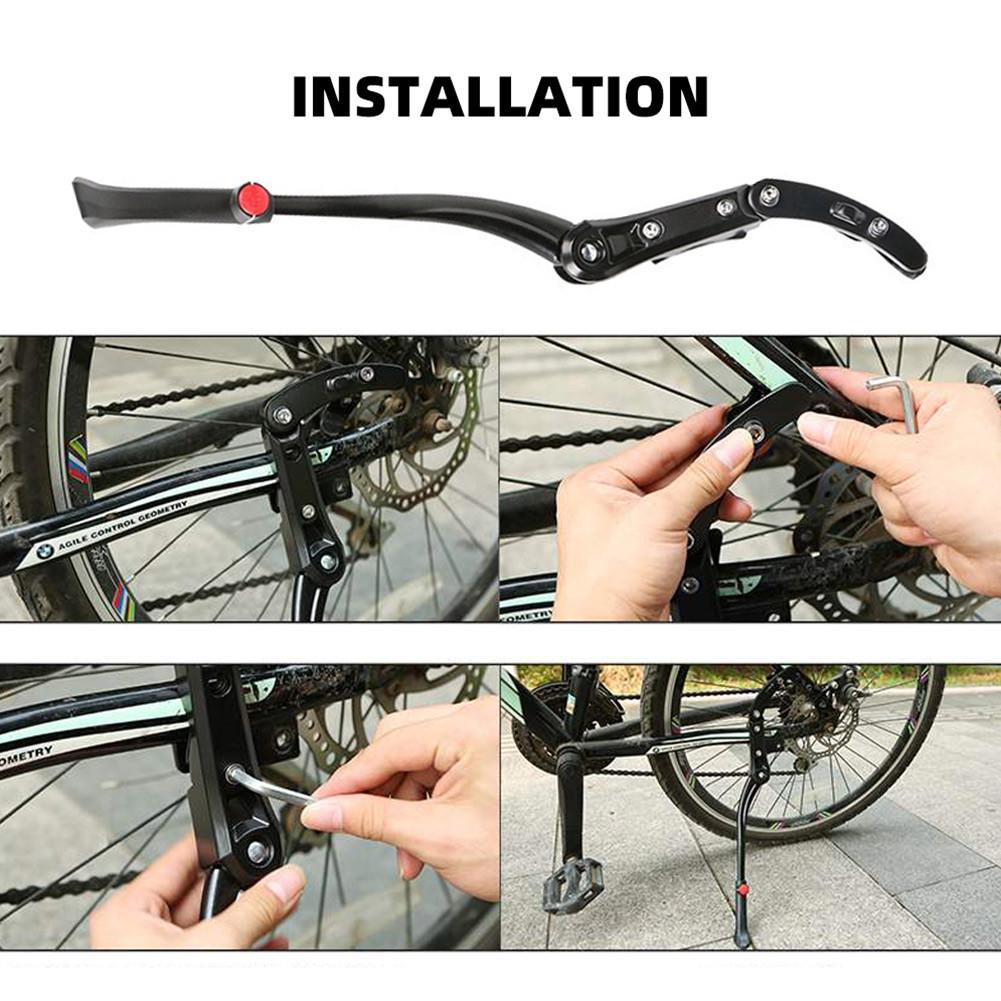 Fahrrad Fahrrad Ständer trete Rennrad Parkplatz MTB Gestelle Seite trete Ständer Fuß Einstellbare Ständer 24-26 Zoll Fahrrad zubehör