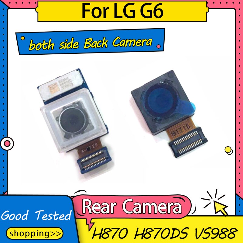 Replacement Right Side And Left Side Rear Camera For LG G6 H870 H870DS VS988 Back Camera Module Flex Cable