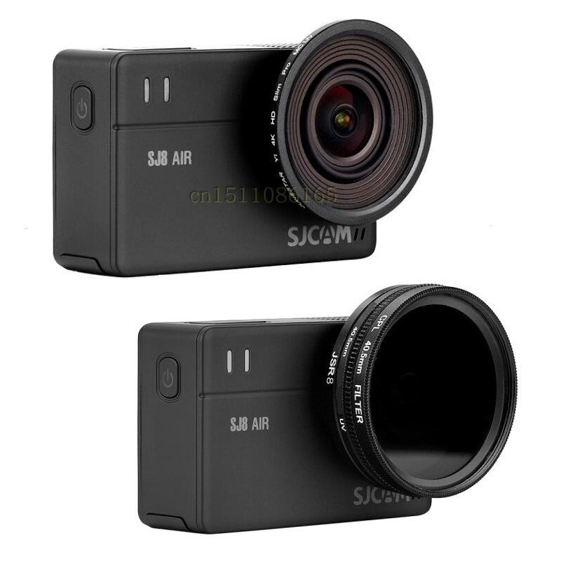 SJCAM SJ8 Accessoires 40.5mm CPL Filter/MC UV Filter Beschermen Lensdop Lens Protector Cover voor SJ8 Plus /Air/Pro Actie Camera