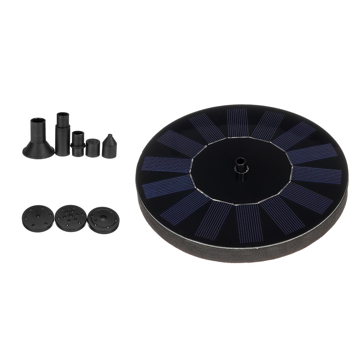 7V Solar Fountain Watering kit Power Solar Pump Pool Pond Submersible Waterfall Floating Solar Panel Water Fountain For Garden