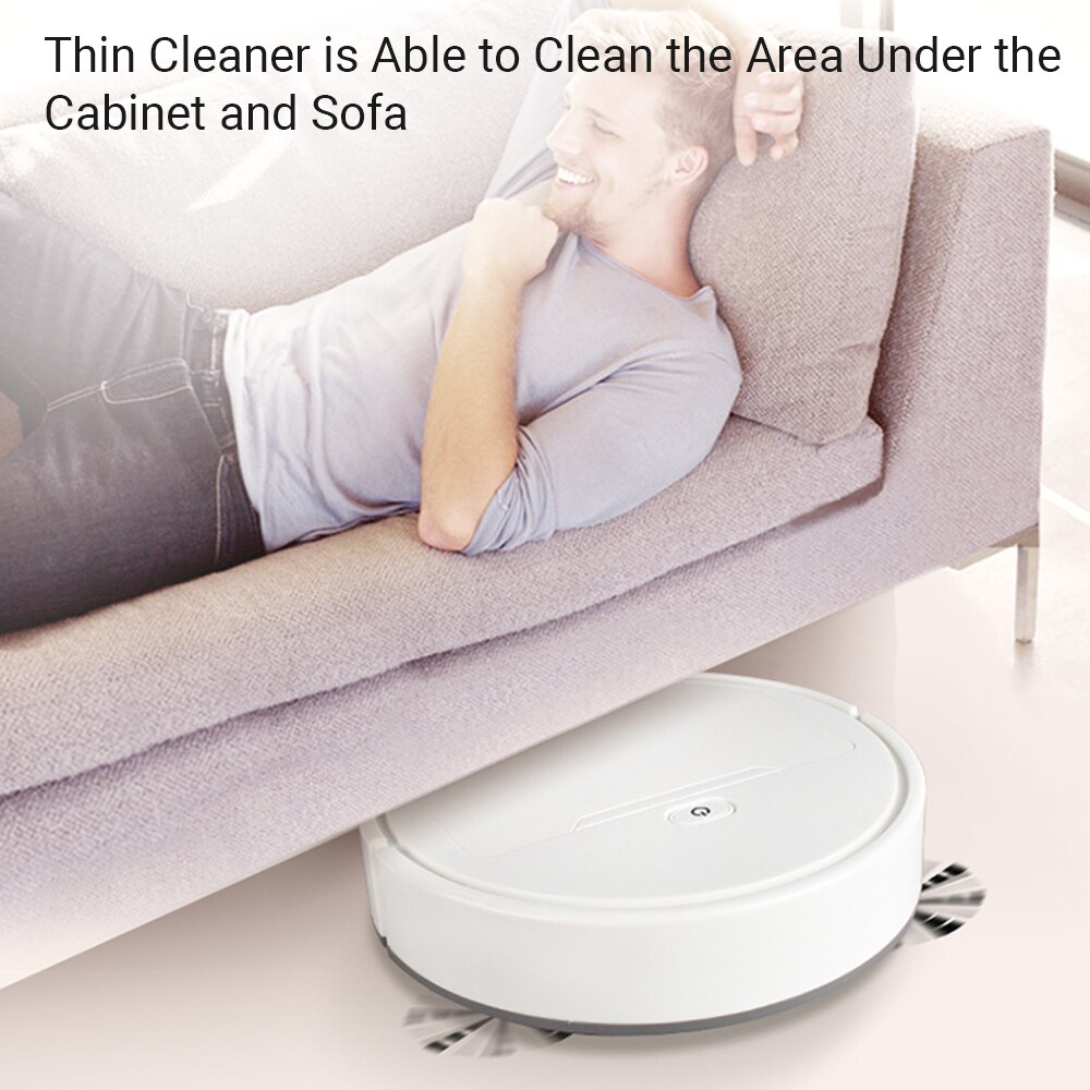 Intelligent Vacuum Cleaner Smart Robotic Cleaner Floor Sweep Machine Floor Mopping Robot Rechargeable Electric Cleaner Robot