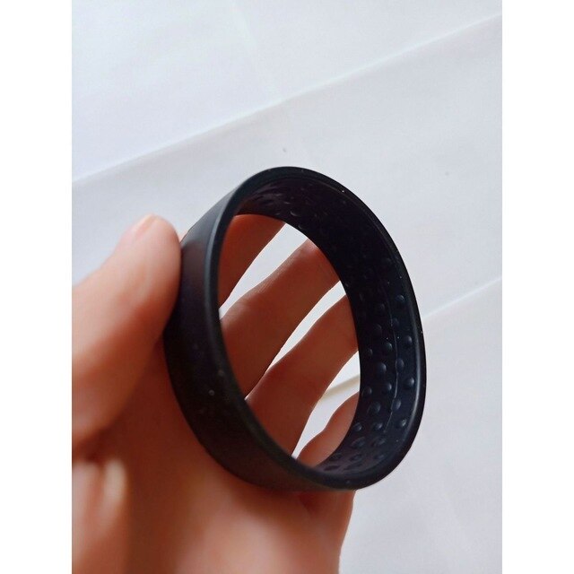 Woman Ponytail Holder Hair Tie Foldable Hair scrunchies Silicone Stationarity Elastic Hair Band Simple hair accessories: Black