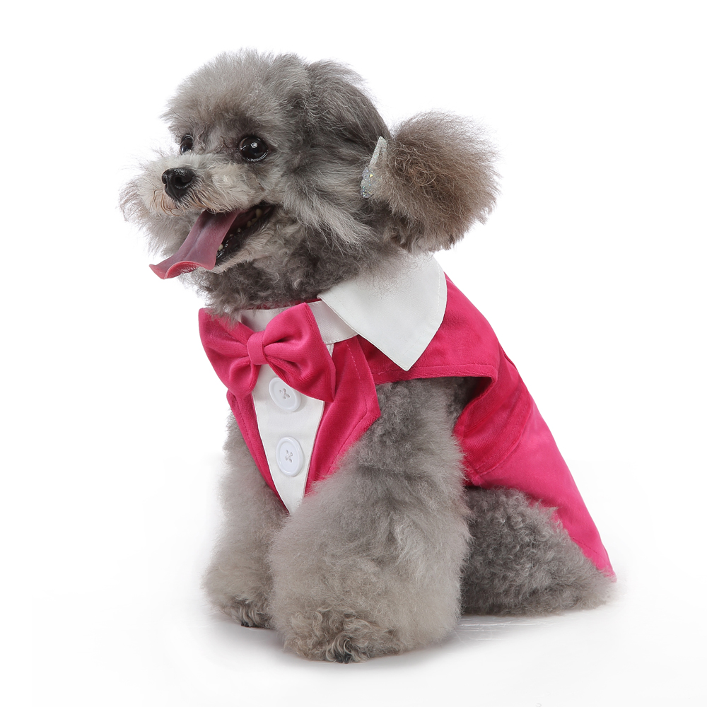 Kerst Hond Kostuum Hond Halloween Kleding Hond Bruiloft Outfit Kleding Bruiloft Shirt Kleding Formele Smoking voor Teddy Bulldog