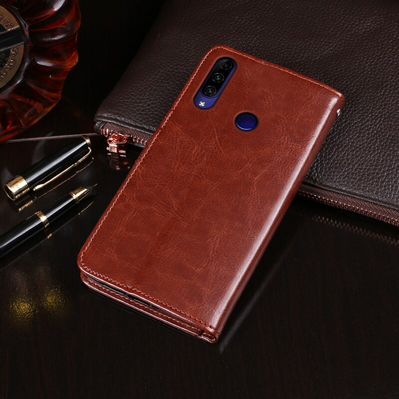 Karte Halfter abdeckung fallen für Lenovo K10 Plus 6.22 "Pu leder Fall Schutzhülle retro Halfter brieftasche kippen fallen