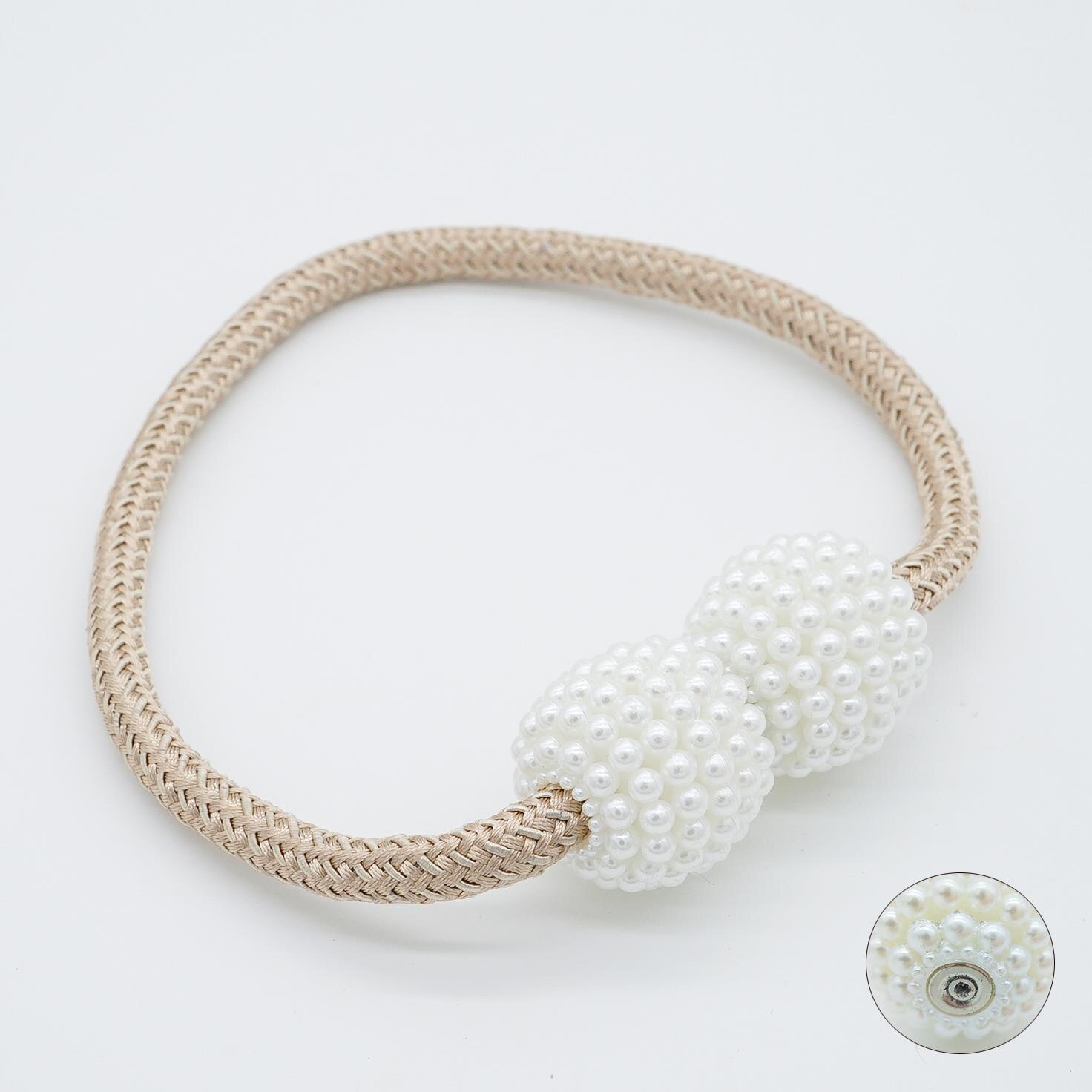 Eurooppalaistyyliset verhot olohuoneeseen makuuhuoneen verhopidike vahva magneettinen rautakivi tupsu solki vyö yksinkertainen solmio: 2