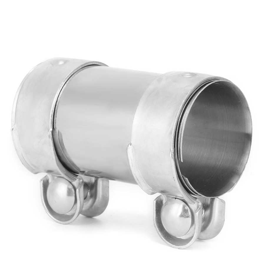 65 x 125mm Exhaust Pipe Clamp Connector Coupler 18101745427 Fit for 128i 323Ci 323i 325Ci Aluminum Exhaust Tube Adapter