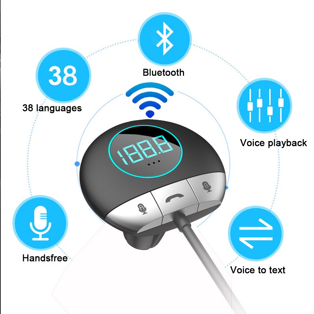 Smart Translator Bluetooth Car Translator Intelligent Voice Translation Machine 38 Language Translation Support multi-languages