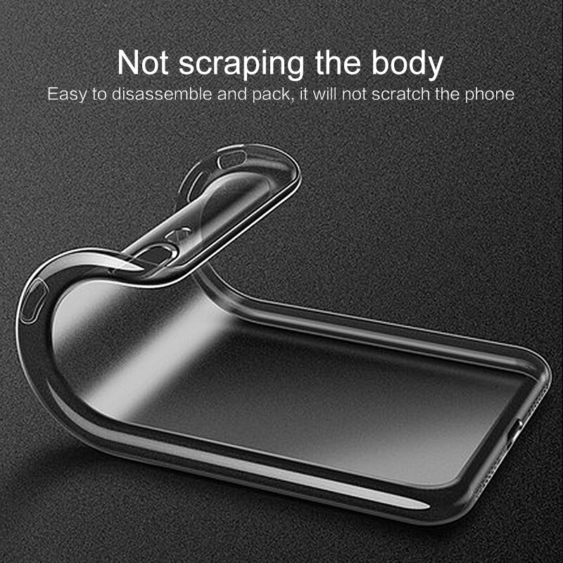 Anti-val Siliconen Eenvoudige Robuuste Armor Soft Cover Case TPU voor Xiaomi Redmi Note 7pro Telefoon beschermende Gevallen