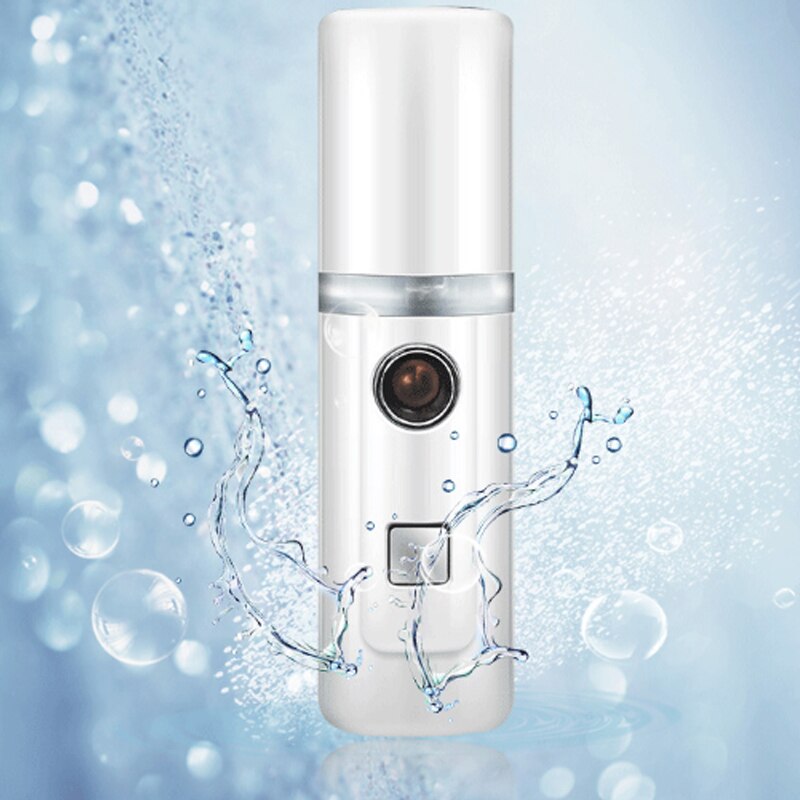 Face Beauty Spray Water Machine Moisturizing Nano Ionic Mist Handhold Portable Face Humidifier Sauna Facial Pore Cleansing Tool