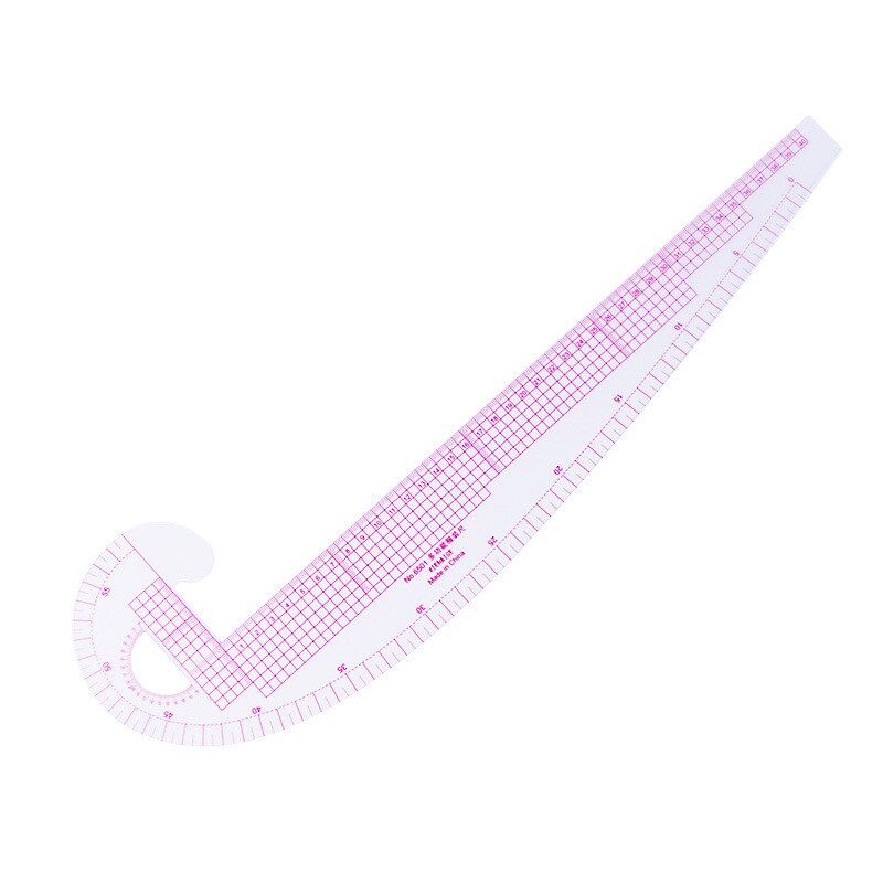 Qsezeny set de cusut curba franceză riglă mașină de cusut instrument de cusut multifuncțional riglă de tăiere probă de îmbrăcăminte riglă metrică: 6501
