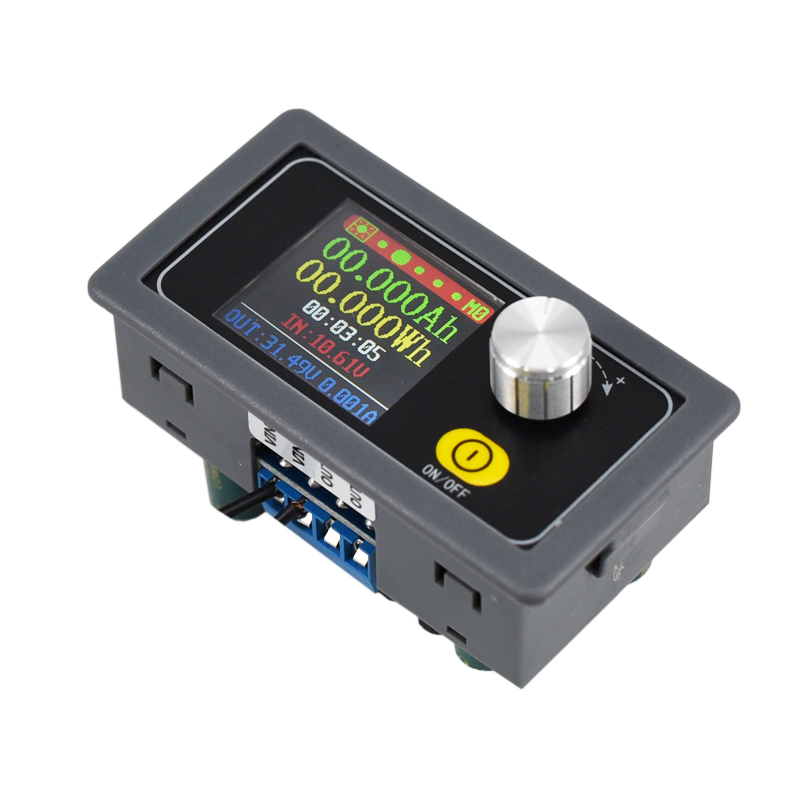 Dc Dc Buck Converter Cc Cv Power Module 0.6-30V 5A Verstelbare Gereglementeerde Voeding Voltmeter Amperemeter Cnc kleur Screen 80W
