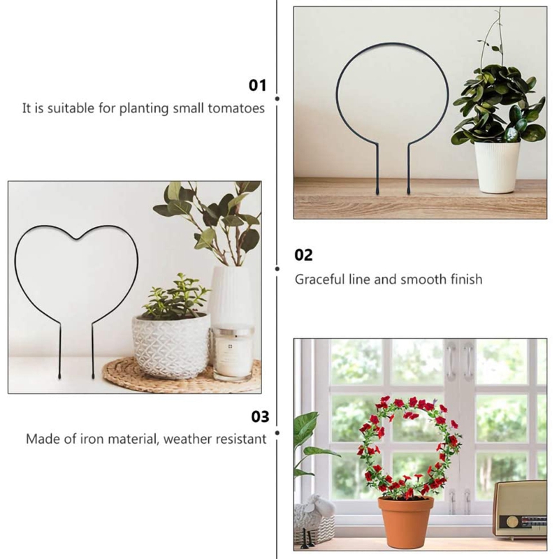 6 Pakiet metal DIY krata rośliny pnące na zewnątrz doniczkowe zielone rośliny obsługuje rośliny ogrodowe podstawka