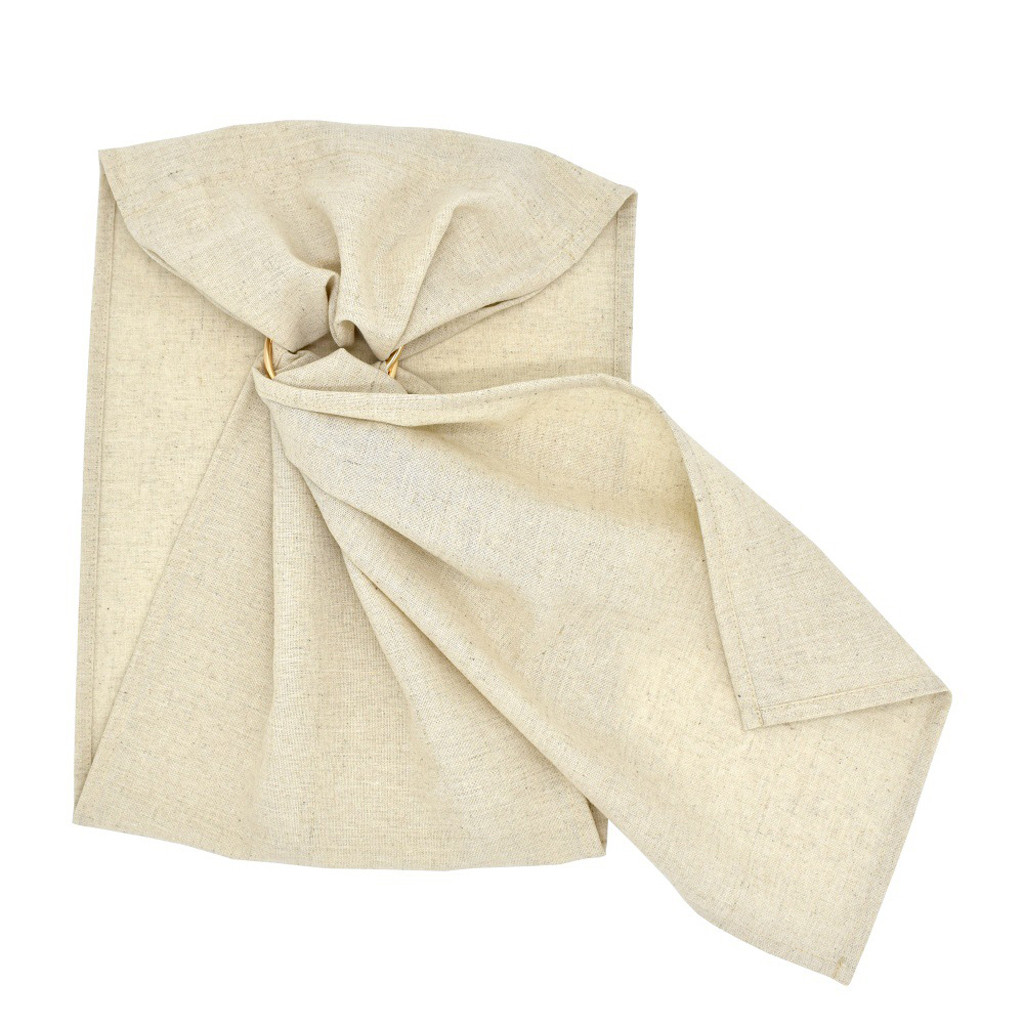 Toddler Baby Linen Solid Doll Carrier Doll Ring Sling Children's Toy Ring Sling