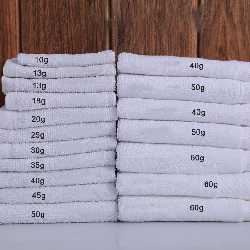 Soft White Cheap Face Towel Small Hand Towels Square White Kitchen Towel Hotel Restaurant Kindergarten Cotton Towel