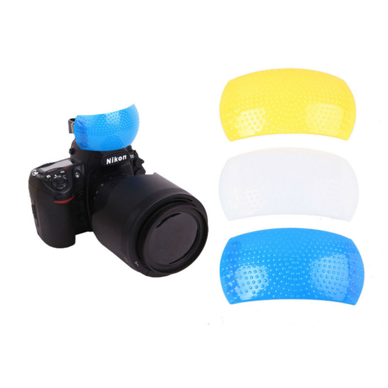 3 farbe Pop-hoch-Blitz-diffusor für sony Kanon 500d 600d 700d 70d 5d3 für nikon d90 d7000 d5100 d3000 d80 d70 d60 d3100