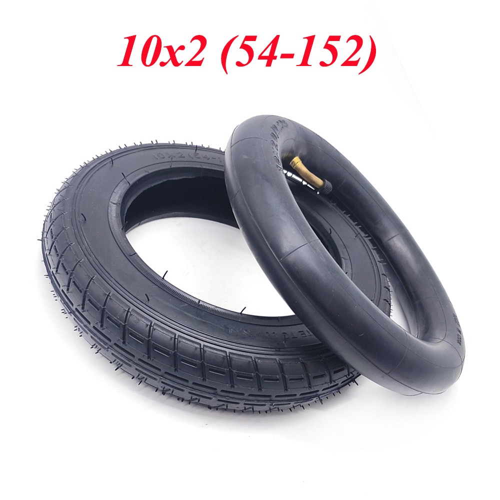 10x2 (54-152) Tire 10x2 Inner Tube Outer Tyre 10 Inch Wheel Tyre for Electric Scooter Children's Bicycle Baby Carriage Parts