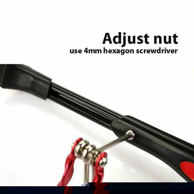Mountain Bike Bicycle Aluminum Alloy Single Support Support Car Alloy Support Support Ladder Side Single Foot T4J6