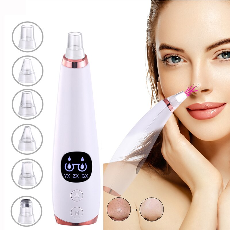 Blackhead Remover USB Charging Facial Pore Cleaner Remove Blackhead Care Tool T Zone Pore Cleaner