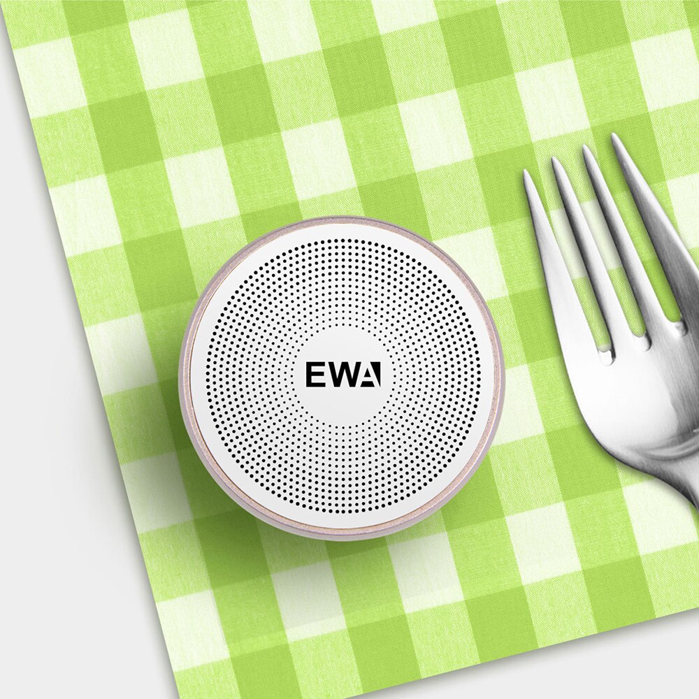 Ewa A103 Portable Bluetooth Speaker Hoge Elasticiteit Dubbele Trillingen Membraan Audiofiele-Grade Subwoofer Mini Metalen Body