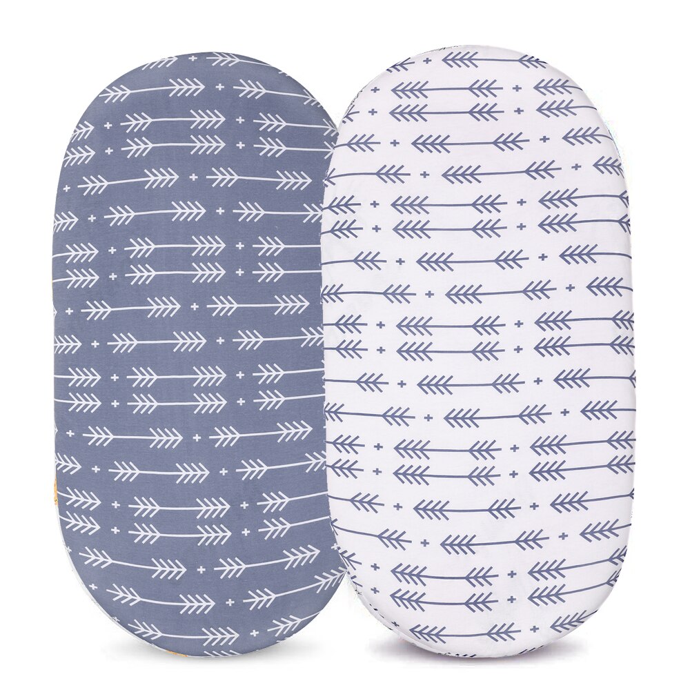 Bassinet Sheet Organic Cotton Rainbow Pad Covers Universal Fit For Bassinet Mattress Pad Hourglass For Boys &amp; Girls Pad Covers