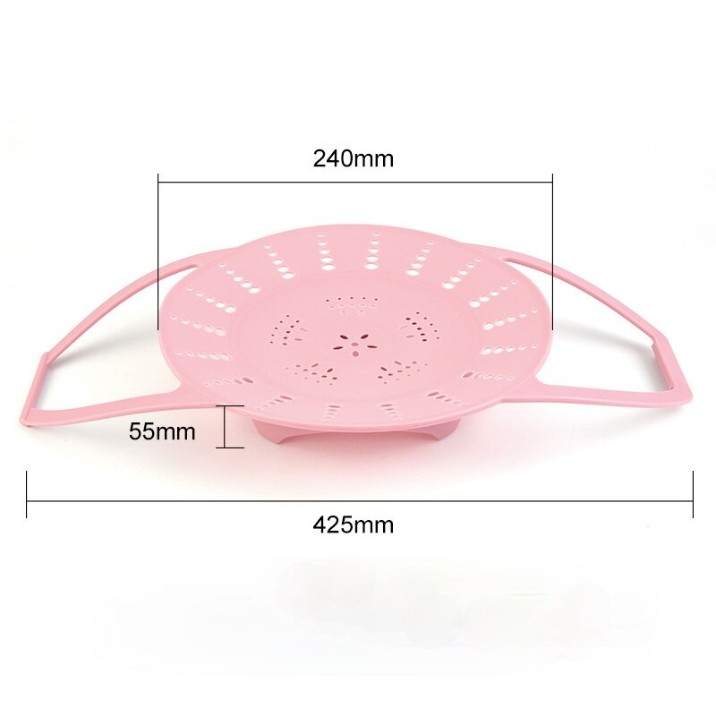 Fold Safe Multifunction Stove Useful dumpling Silicone Steamer Basket With Handles Kitchen Gadgets Kitchen Tool