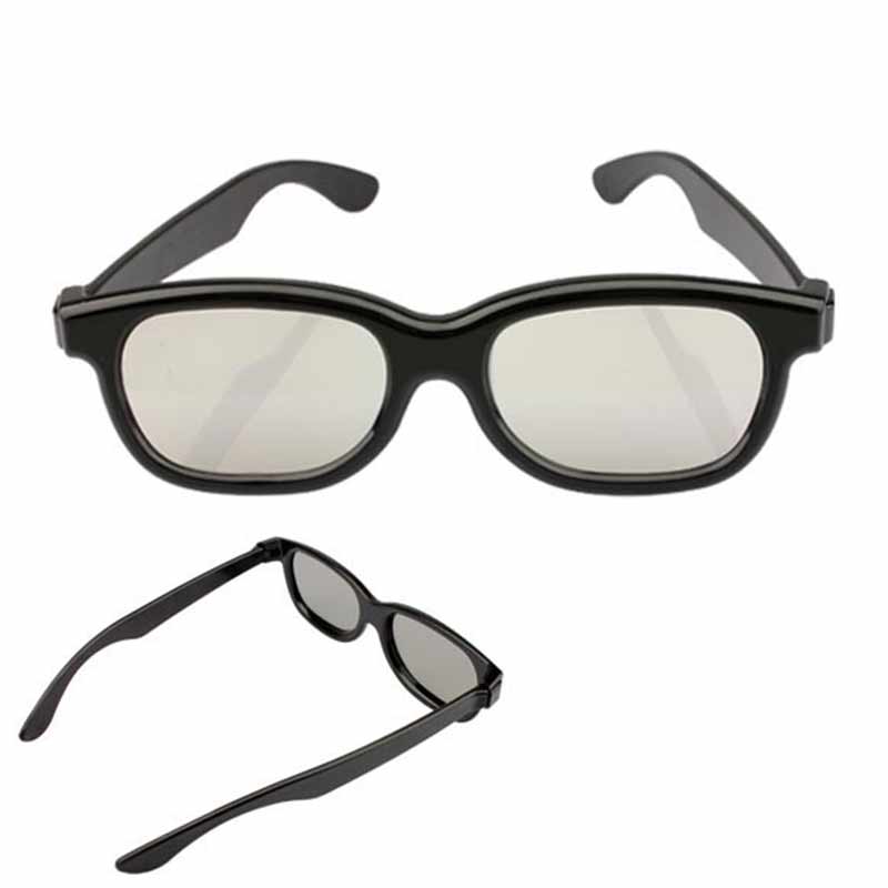 Lunettes 3D polarisées noir film DVD LCD jeu vidéo théâtre circulaire @ M23