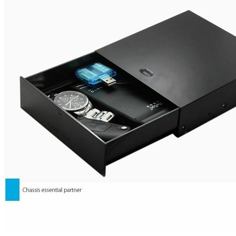 Desktop Storage Box Organizer Drawer Optical Drives 5.25 Front Panel Storage Holders &amp;amp; Racks for Desktop PC Computer