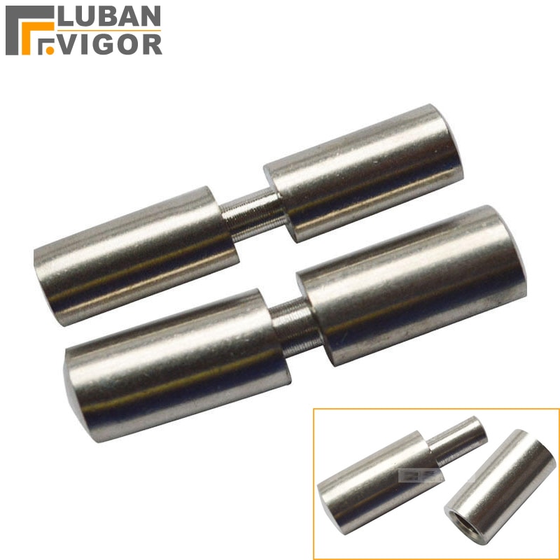 Charnière de porte soudée en acier inoxydable 304, charnière industrielle, prise mâle et femelle, sans rouille, robuste et robuste