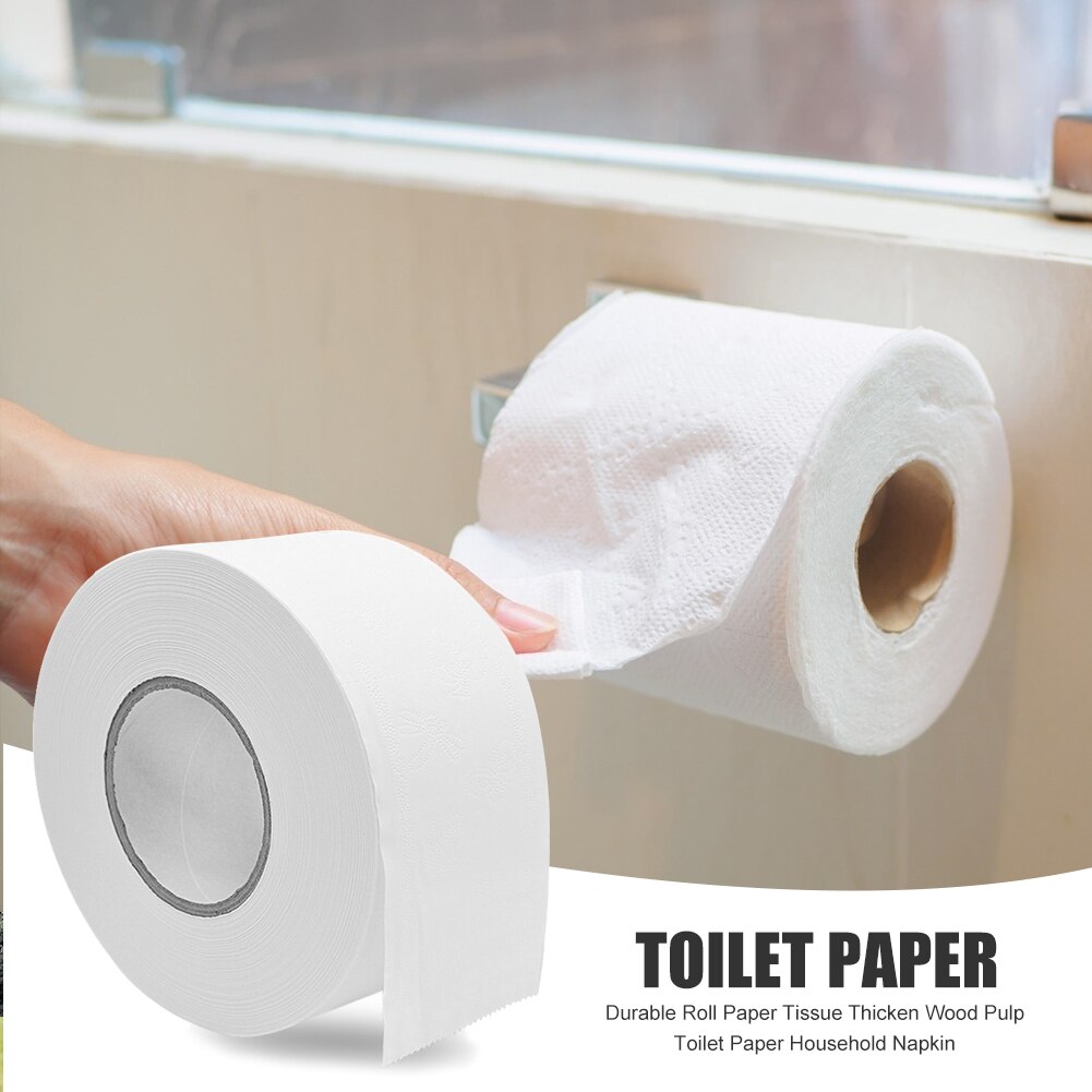 Kestävä rullapaperipaperi sakeuttaa puumassaa wc-paperi kotitalouslautasliina keittiörullapaperi kylpyhuonepyyhetarvikkeet