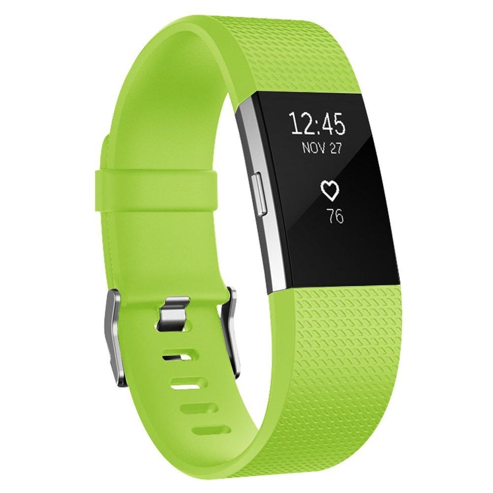 Accesorios DUSZAKE banda para Fitbit Charge 2 Correa de repuesto para pulsera banda para Fitbit Charge 2 para Fitbit Charge 2: green / 140-170mm