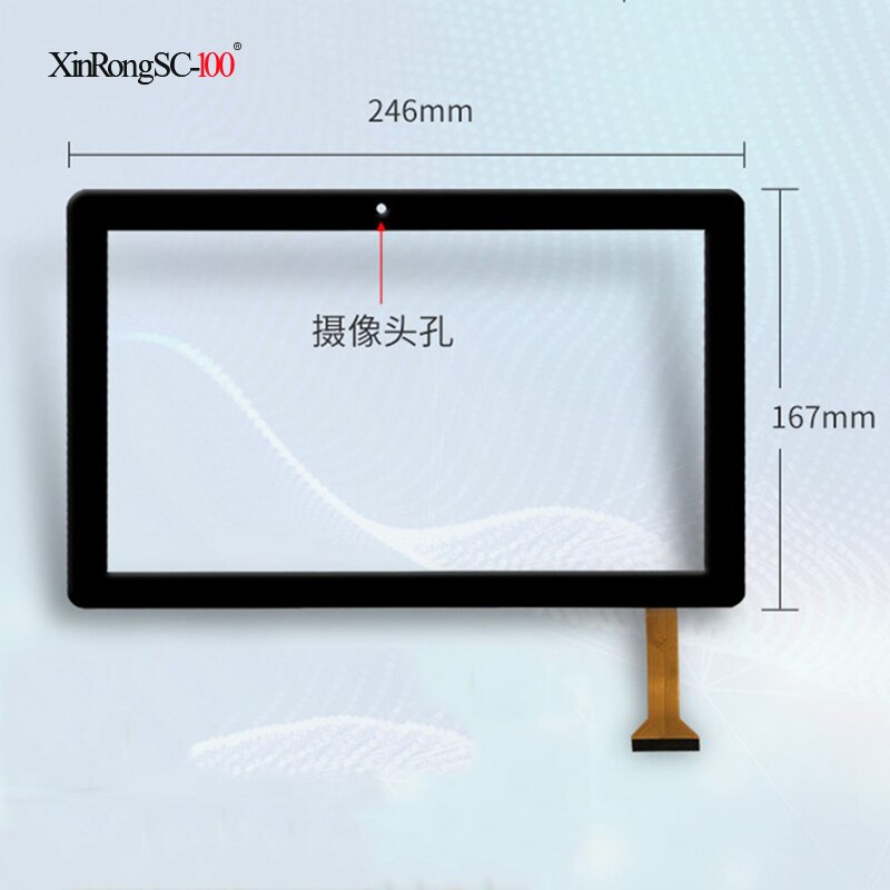 Panneau de verre pour écran tactile de 10.1 pouces, pour tablette JUSYEA j-series modèle J5