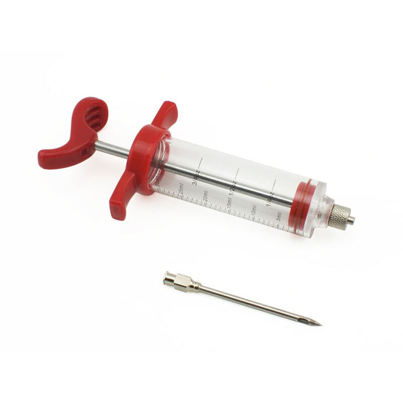 Marinade Injector 30Ml Vlees Injector 3 &#39;&#39;Stalen Naald 1 Oz Flavour Injector Barbecue Bbq Injector Bbq Accessoires Keuken tool