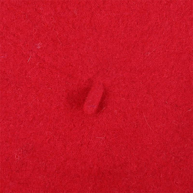 Sedancasesa kvinder baret hat strikket uld baret efterår vinter varme ensfarvede kvindelige motorhjelm hatte til kvinder sød beret cap