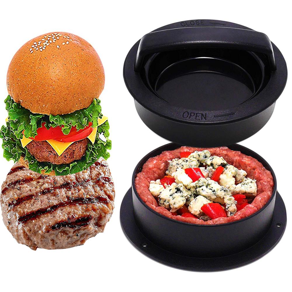 Köksburgerpress kött all matkvalitet abs utrustning multifunktionsgrillkaka form form pressform mögel manuell tablettpress