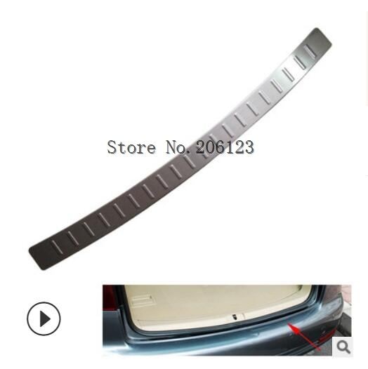Voor Volkswagen Touran Rvs Achterbumper Protector Sill Trunk Guard Cover Trim Auto Styling