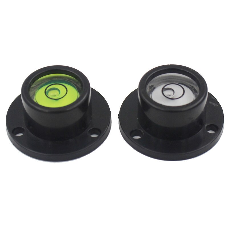 Mini Spirit Level Bubble Flange Belt Base Circular Bubble Level Horizontal Bubble Bullseye Level Measurement Instrument Tool